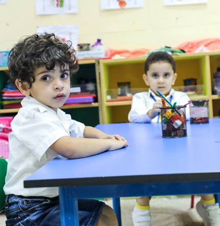 Class room activity at Cambridge International School Doha Qatar