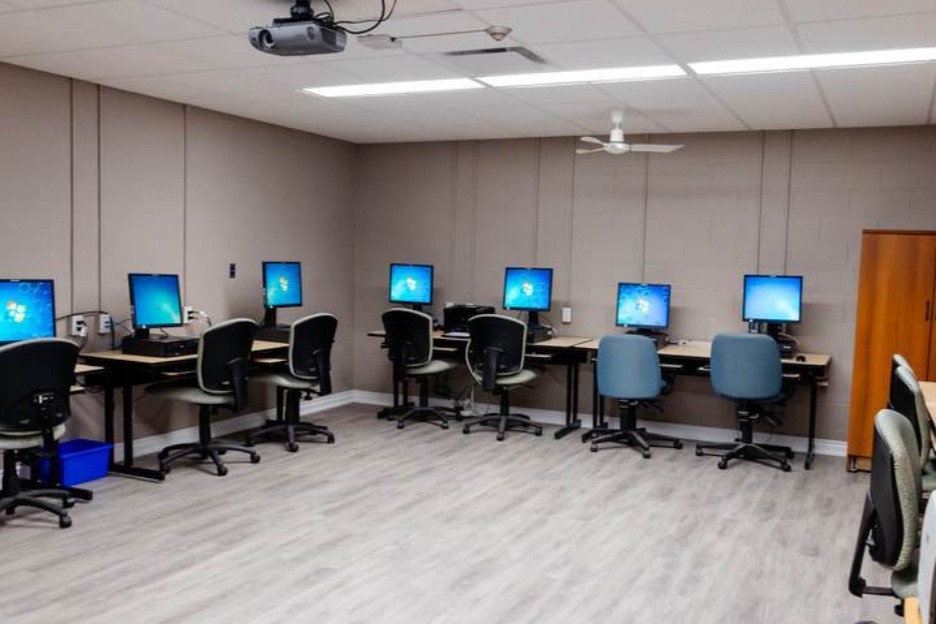 Computer lab room at Cambridge international school