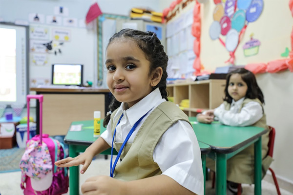 The class room of the Cambridge international School