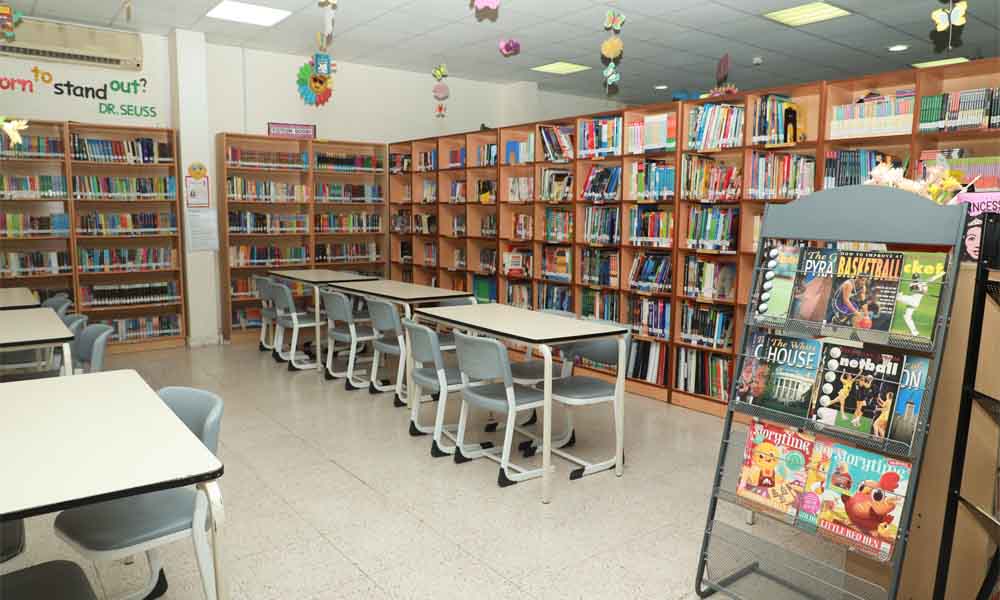 Library room at Cambridge international school Doha Qatar